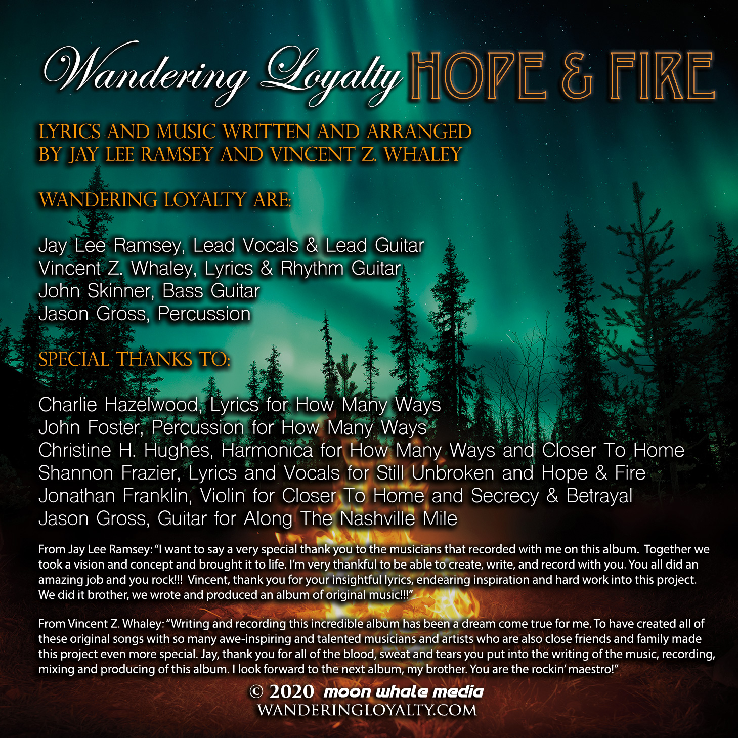 Wandering Loyalty - Hope & Fire